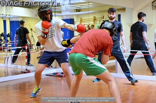 2019-05-29 Milano - pound4pound boxe gym 0813 Daniele Bonelli vs Edoardo Spinatelli